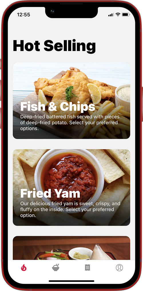 DishGuru mobile application